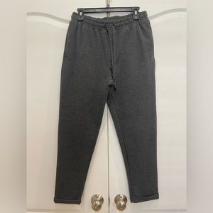 Mens Gray Jogger Waist Pants